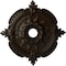 Ekena Millwork Benson Classic Ceiling Medallion (Canopies up to 6 1/2"), 28 3/8"OD x 3 3/4"ID x 1 5/8"P, Bronze CM28BEBZS - alternate 1